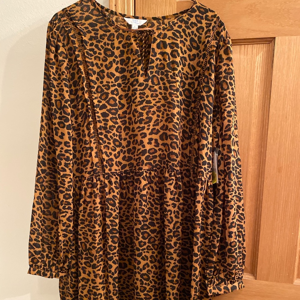 Cheetah Print Dress